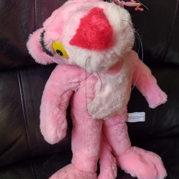 Vintage Pink Panther Plush 12" United Artist Toy Network 1998 with Tags - Picture 3 of 10